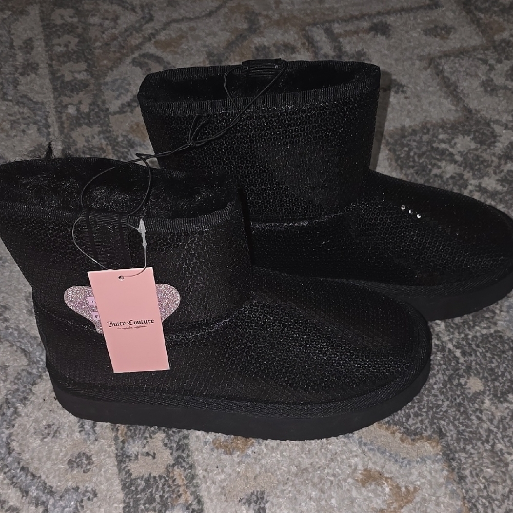 Juicy Couture Black Kids Boots